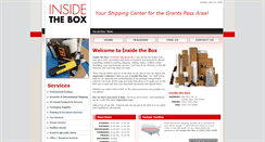 Desktop Screenshot of insidetheboxgp.com